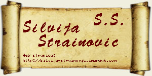 Silvija Strainović vizit kartica
